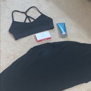 Make up crop top and Bralette